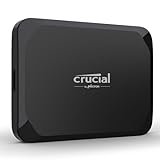 Crucial X9 1TB Externe SSD Festplatte, bis zu 1050MB/s, kompatibel mit PC,...