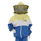 LYSON Imkerjacke mit Hut, Imkerjacke mit Reißverschluss, Schutzjacke,...