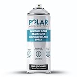 Polar Premium Heizkörperlack Spray - Schwarz Seidenmatt - 400 ml -...