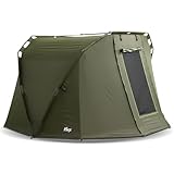 Lucx Caracal Bivvy Angelzelt für 1-2 Mann - wasserdichtes Karpfenzelt mit...