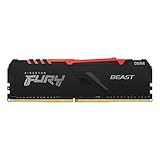 Kingston FURY Beast RGB 16GB 3600MT/s DDR4 CL18 Desktop Speicher Einzelnes...