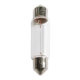 Philips 12866B2 Soffittenlampe C10W T10, 5 x 43, 2-er Blister, White
