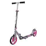 Hornet 14523 Unisex Jugend Scooter Roller 200 Kickscooter, schwarz/pink,...