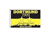 Stormflag Flagge Dortmund Mein Revier Sterne 90x150 cm Flagge Fanflagge...