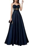 HOMEYEE Damen Elegant Floral Spitze Spaghetti Träger Träger Lang...