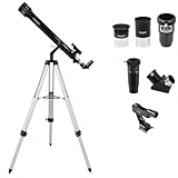 Omegon Teleskop AC 60/700 AZ-1 | Achromatisches Refraktor-Teleskop | Ideal...
