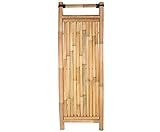 Bambuswand 'Jakarta' starr mit 180 x 60cm aus dicken Apus Bambusrohren mit...