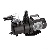 1 PS Aufstellpool Pumpe Selbstansaugende Schwimmbadpumpe mit Timer...