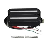 FLEOR Tonabnehmer Dual-Hot-Rail-Humbucker-Tonabnehmer 7-8K Hals-Tonabnehmer...