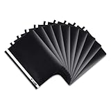 Oxford Schnellhefter A4, aus Kunststoff, schwarz, 10er Pack