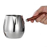 Trayneel Türkische Kaffeekanne aus Edelstahl, 300 ml, 420 ml oder 600 ml,...