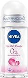 NIVEA Fresh Flower Deo Roll-On (50 ml), Deo ohne Aluminium (ACH) mit 48h...