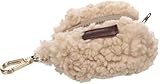 Flamingo Kotbeutelspender - Pookie Beige - Fleece - mit Reißverschluss &...