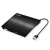 Pecosso Externe CD/DVD Laufwerk USB 3.0, Portable Slim ,RW Brenner für...