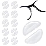 Ouligay 10 Paar Brillen Nasenpads Brille Selbstklebende Silikon Brillenpads...