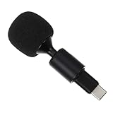 FOMIYES USB C Faltbares Mikrofon mit Schwammabdeckung für Mobile Aufnahmen...