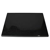 Stein-Schneidebrett 40 x 30 cm I schwarz I Naturstein I Servierplatte I...