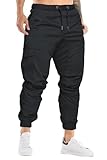 Cindeyar Herren Hosen Slim Fit Casual Jogger Sporthose Freizeithose Cargo...