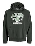 JACK & JONES Jjmako Sweat Hood Pls - Plus Size