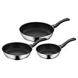 WMF Devil Pfannenset Induktion 3-teilig, Bratpfanne 24, 20, 28 cm,...