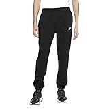 Nike Mens Sportswear Club Fleece Sweatpants, Black/Black/White, L