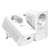 TP-Link TL-PA7019P KIT AV1000 Gigabit Powerline Adapter mit Steckdose (1x...