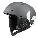 bollé - MUTE Grey White Matte L 59-62cm, Skihelm, Medium, Unisex...