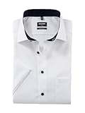 OLYMP Herren Oberhemd Langarm Luxor,Natté,modern fit,Global Kent,Weiss...