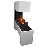 GLOW FIRE Wasserdampf Kamin Mozart (Standkamin) - Elektrokamin mit...