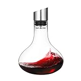 Weindekanter, Rotweinkaraffe, Dekanter mit integriertem...