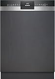 Siemens SN53ES02AE Geschirrspüler iQ300, teilintegrierte Spülmaschine mit...