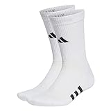 adidas Cushioned Crew Socks Socken 3er Pack (37-39, White)