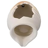 UPKOCH Keramik Teichspeier Figur Weißer Selbstgemacht Keramiktopf für...