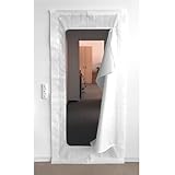 Hochwertige Staubschutztür 110 x 220 cm aus stabiler PE-Gewebefolie mit...