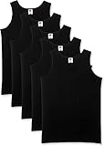 Fruit of the Loom Herren Regular Fit Unterhemd 5-Pack Athletic Mens,...