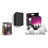 Philips Hue White & Color Ambiance Resonate Outdoor Wandleuchte & White &...