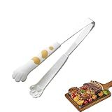 Katzenpfoten-Küchenzange,Kleine Katzenpfotenzange,Lebensmittel-Gummizange...