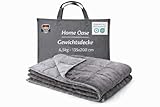 Home Oase Gewichtsdecke 6,5 kg 135x200 cm – mit Glasperlen,...