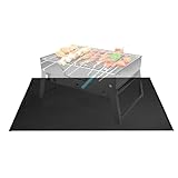 Grillmatten für unter dem Grill, feuerfestes Grill-Pad, hitzebeständig,...