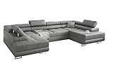 Ecksofa MIAMI U eckcouch mit schlaffunktion und bettkasten, U Form Couch,...