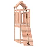 vidaXL Spielturm, Klettergerüst mit Kletterwand, Kinder Kletterturm mit...