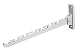Metafranc Kleiderlüfter weiß - 330 x 28 mm - 20 kg Tragkraft - Stabiles...