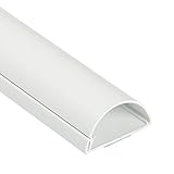 D-Line 1M5025W TV Kabelkanal, Kabelabdeckung, Kabel für wandmontierte...