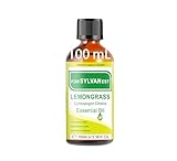 FORSYLVANEST Zitronengrasöl 100 ML, 100 % Naturreines Zitronengrasöl,...