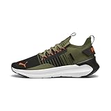 PUMA Unisex SOFTRIDE Symmetry FUZION Straßen-Laufschuh, Olive Black-Flame...