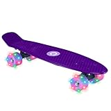 EVO 56,9 cm großes beleuchtetes Pennyboard, Skateboard für Anfänger oder...