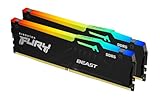 Kingston FURY Beast Schwarz RGB EXPO 32GB (2x16GB) 6000MT/s DDR5 CL36 DIMM...