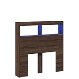 HETFTJN Kopfteil Wandpolster Kopfteil Bett Headboard - LED-Kopfteil mit...