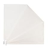 Ventanara® Balkonfächer beige grau Sichtschutz Balkon Windschutz...