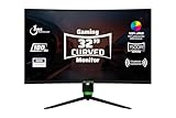 Aryond A32 V2 Curved Gaming Monitor, 32 Zoll(80cm), 180Hz, 1500R, QHD...